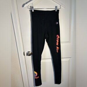 Black Cobra Kai leggings from Champion size small